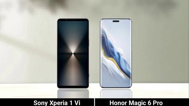 сравнение характеристик  телефонов Sony Xperia 1 Vi против Honor Magic 6 Pro, что лучше взять
