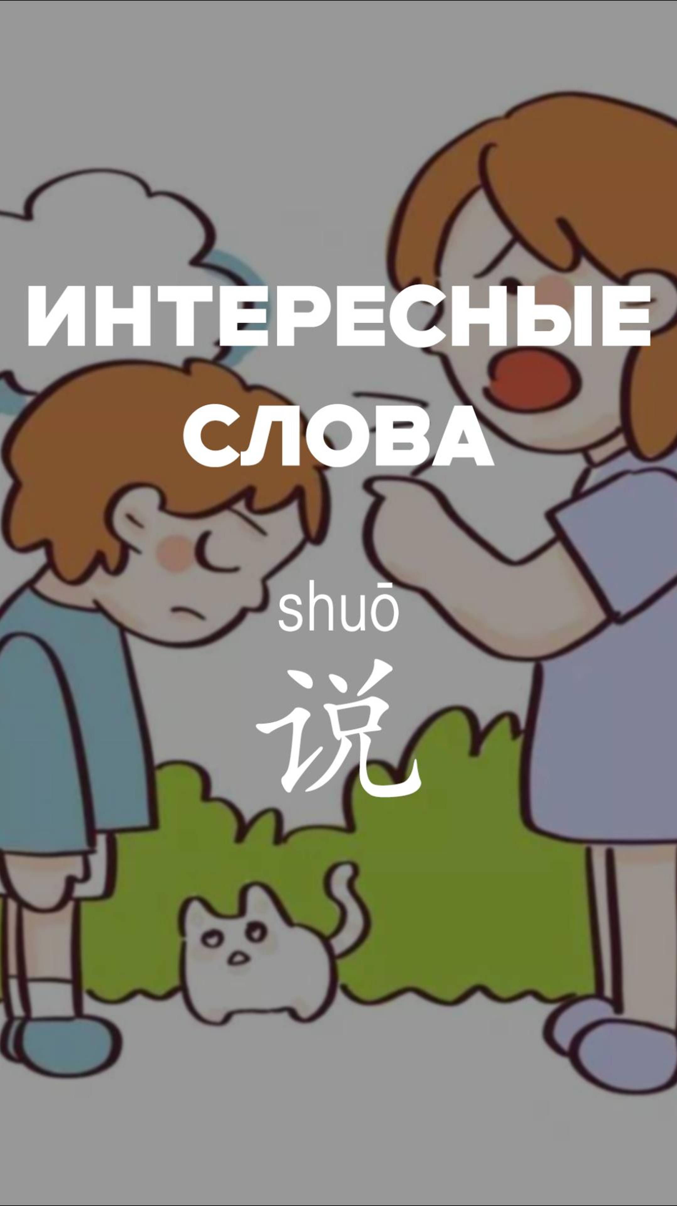 Интересные слова 说