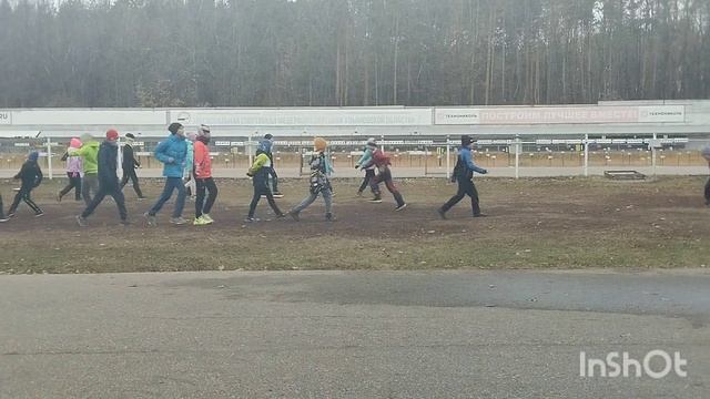 9.11.2024 Тренировка по биатлону, +5 и порывистый ветер