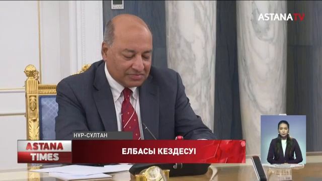 Елбасы Н.Назарбаев Сума Чакрабартимен кездесті