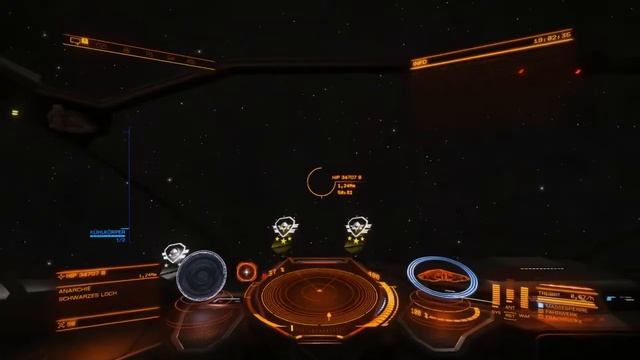 First encounter with a black hole in Elite Dangerous