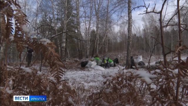 Первый арт-субботник провел в Иркутске Центр Чистой Природы