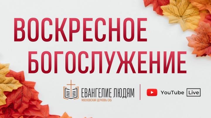 Воскресное богослужение / 10.11.2024