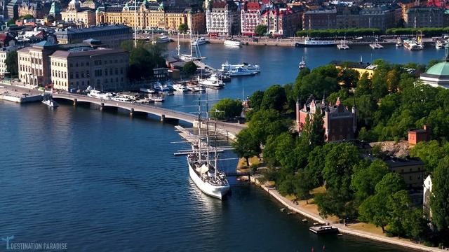 Sweden 4K Scenic Relaxation Film _ 🇸🇪 Sverige Drone Video with Calming Music #Sweden4K Stockholm4K