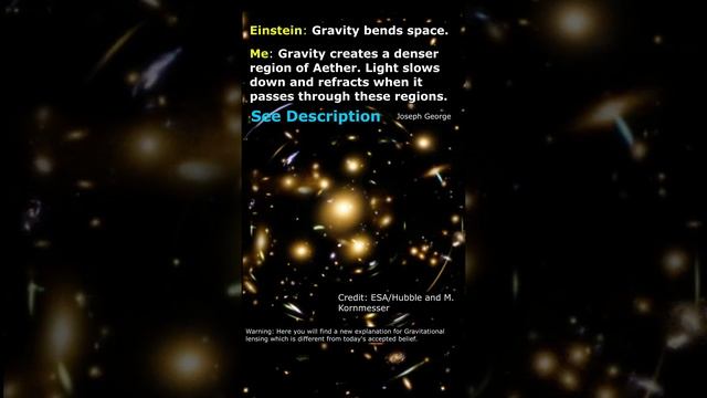 048| Gravitational Lensing is Only the Refraction of Light