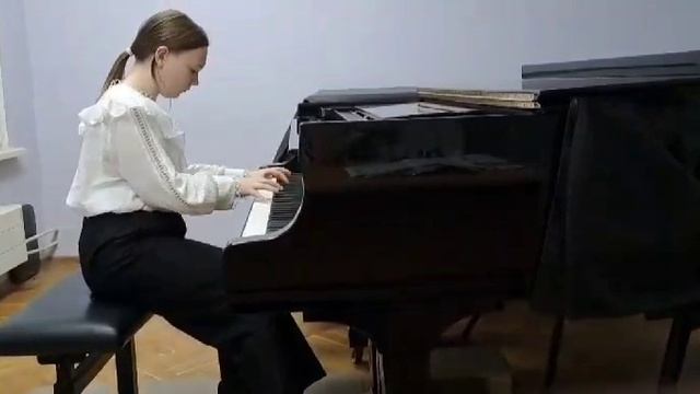 Объедкова София. Черни К. Этюд №13 Си бемоль Мажор ор. 740