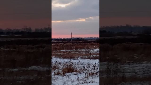 Закат в Сибири//Красота//Алтайский край//Хабары//Жить в деревне здорово//Подпишитесь//