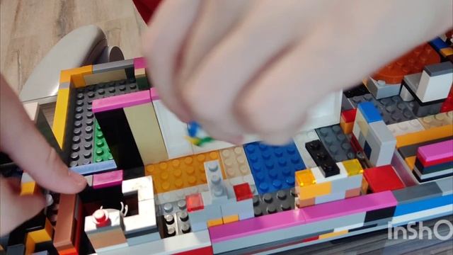 LEGO человек поехал в баню из LEGO