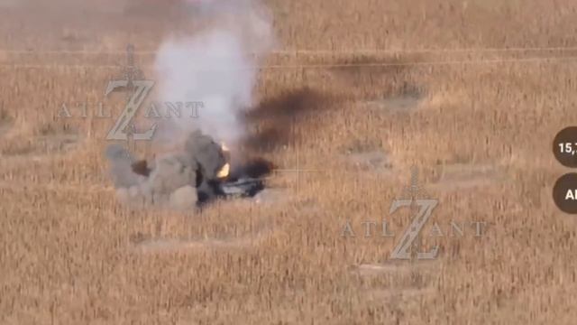 В Курской области сожгли еще один немецкий Leopard 2