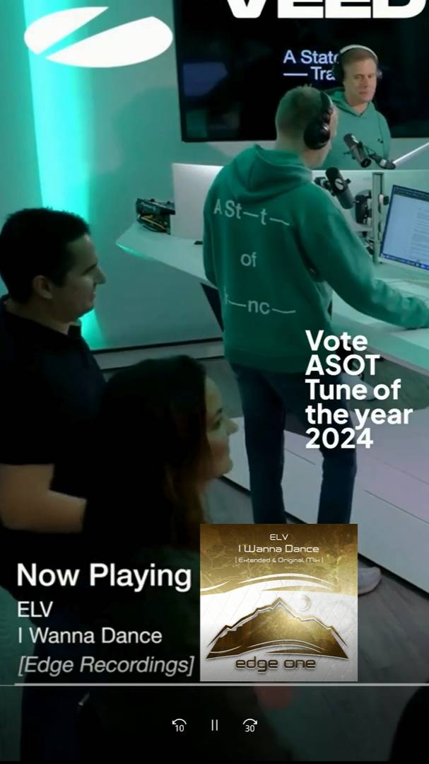 ELV - I Wanna Dance / ASOT  /VOTE