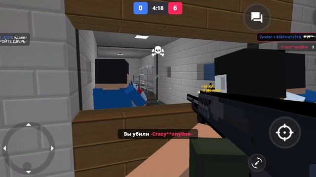 играем в Bloke straike выживания с зомби