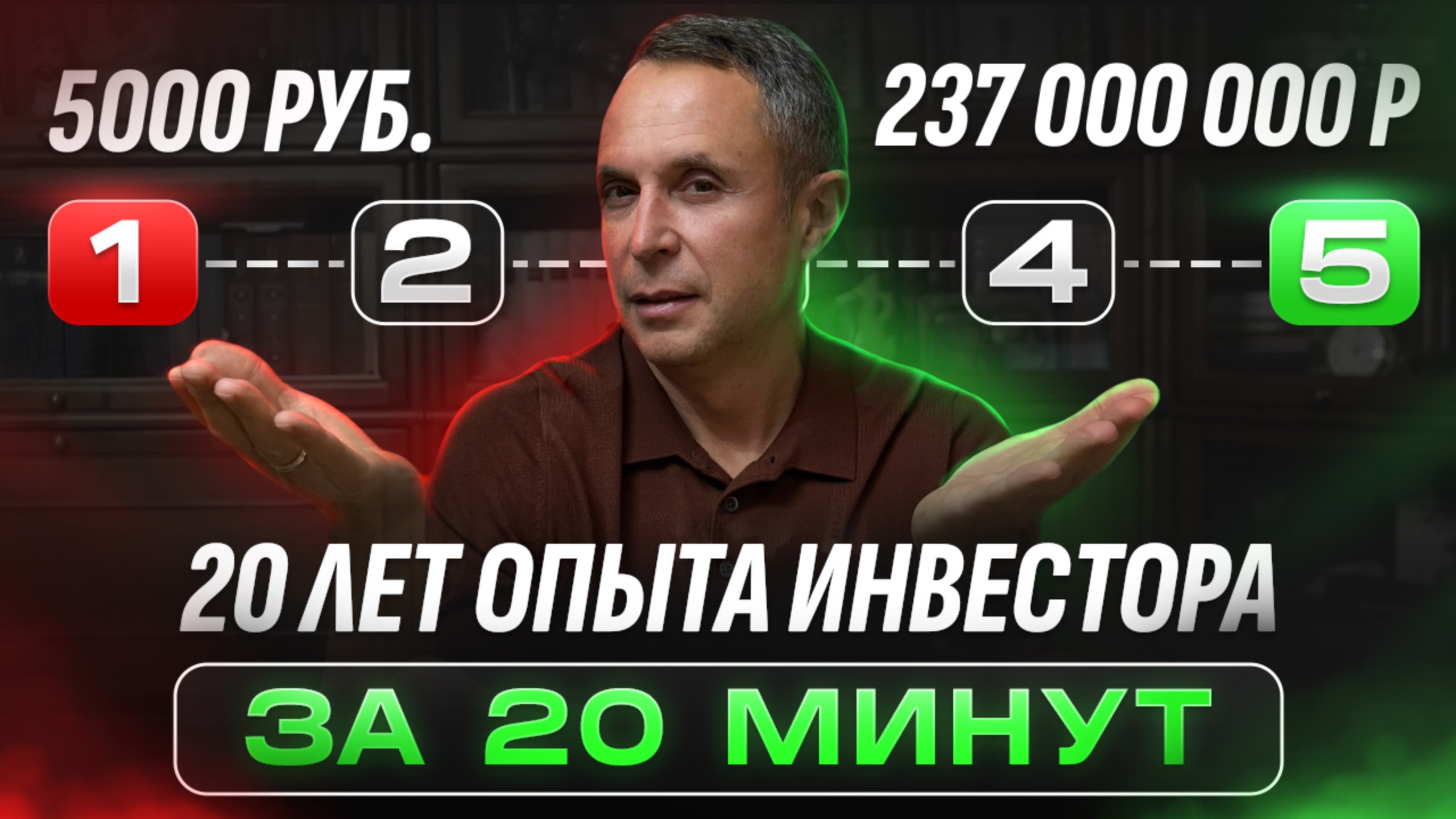 20 лет ОПЫТА ИНВЕСТОРА за 20 минут // 5 ЭТАПОВ к твоему пассивному доходу