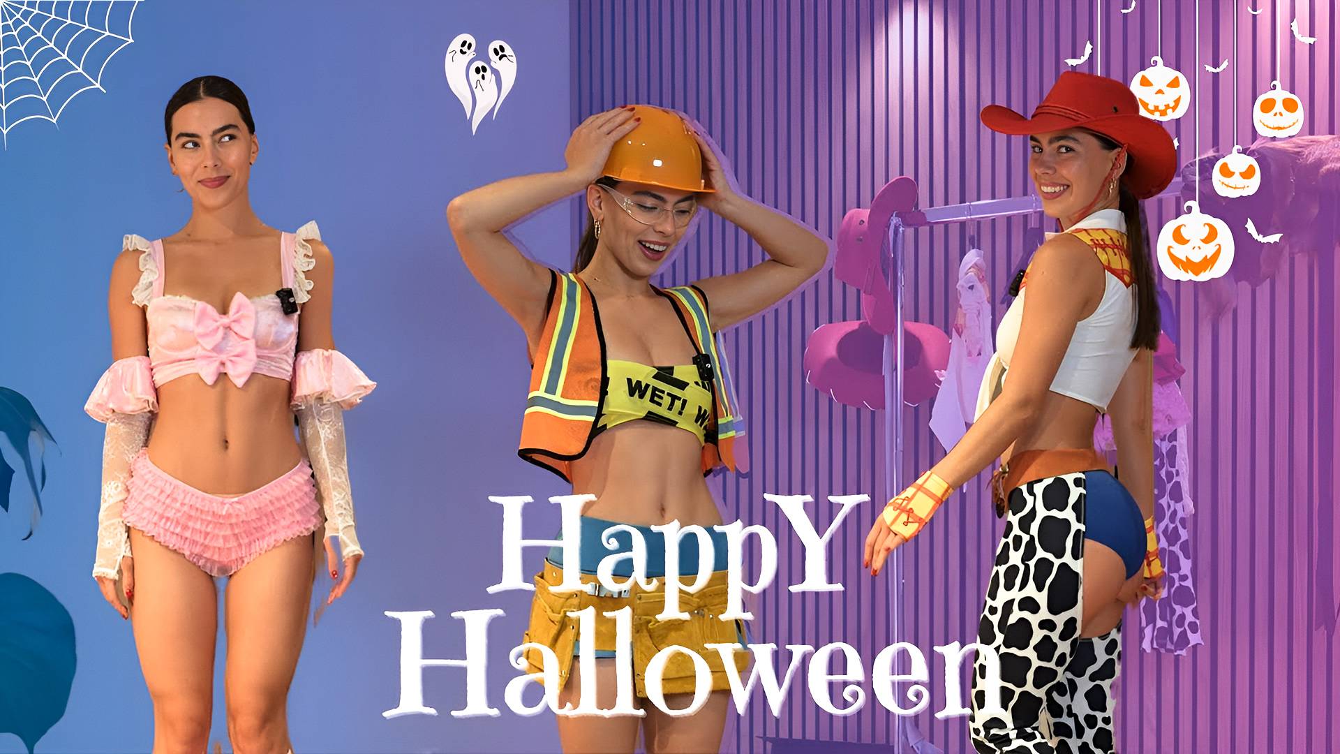 Darla's Halloween Costume Try On