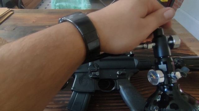 SIG SAUER MCX .177 Convert Fm CO2 To HPA /PCP. Переделка SIG SAUER MCX .177 (4.5 мм) из CO2 в PCP