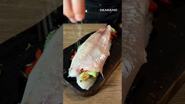 Быстрый и полезный ужин - филе судака с овощами в аэрогриле Demiand 🐟