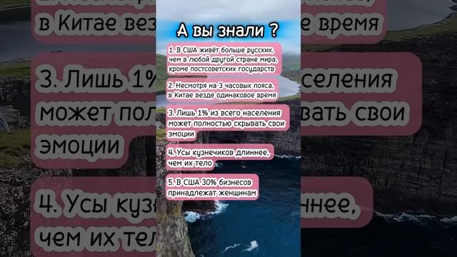 А вы знали? #интересныефакты