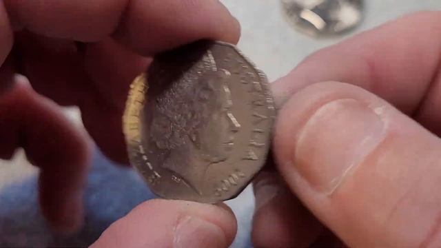 50 Cent Coin Roll Hunt No.  132