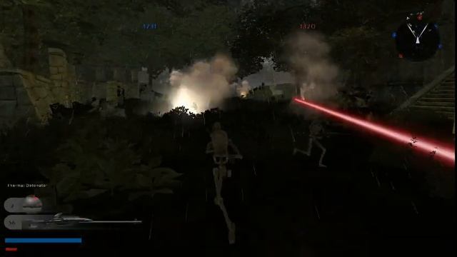 star wars battlefront 2 (2005) lan- yavin 4 dense forest