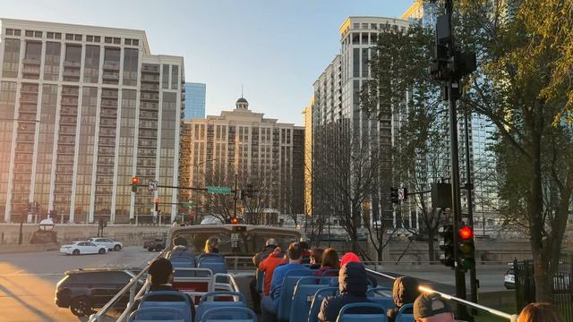 🇺🇸 Чикаго, экскурсия на двухэтажном автобусе по центру города  | 7 ноября 2024