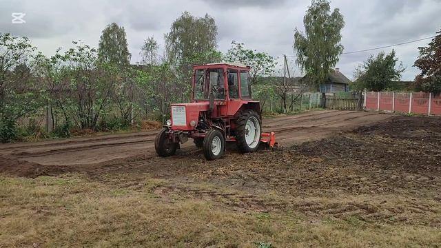 Фрезеруем небольшой огородник Т-25 и фреза kubota rl180g