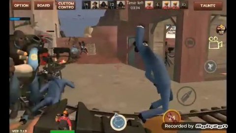 Team Fortress 2 Mobile: 5 Red Engineers Vs. Blu Team or something idk