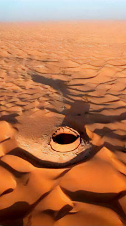 🇩🇿🏜Ксар Драа — это загадочный затерянный дворец в песках Великой Алжирской Сахары