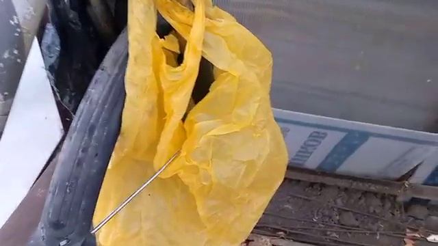 залил масло в вилку форварда.