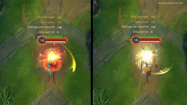 Diana Sentinel VS Firecracker Skin Comparison Wild Rift