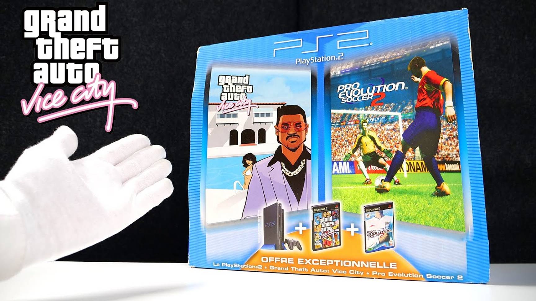 Распаковка консоли PS2 "GTA Vice City" [Sony PlayStation 2]