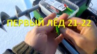 Первый лёд 21-22 открыл свой сезон твёрдой воды . В минус 20 .