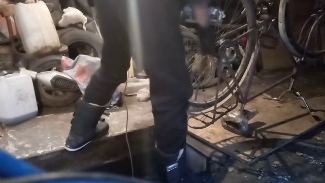 подготовка велосипеда Урал к зимнему простою.