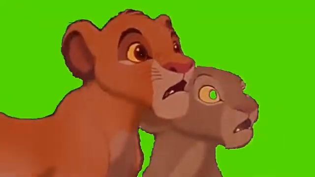 Симба и Нала 2 маска
