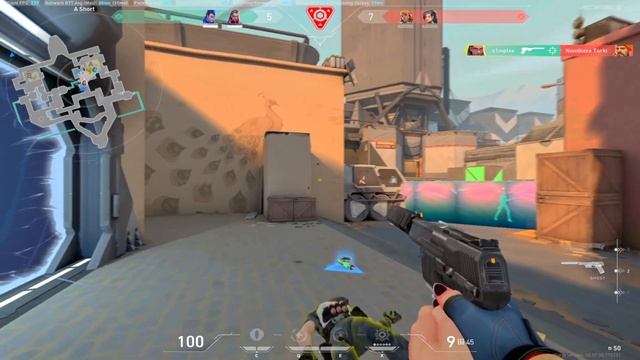 Abusing low sens in Valorant