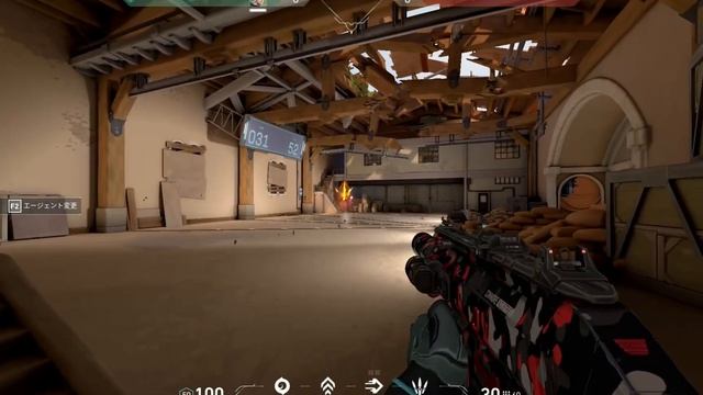 【VALORANT】射撃場100体排除 62秒