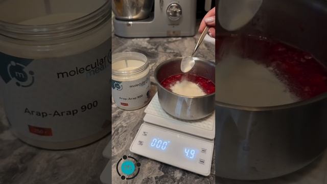 Малиновая шапочка для торта с агар-агаром MolecularMeal
