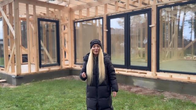 Видео - отзыв со строительной площадки в Приозерске🏠 Данный объект строится в скандинавском стиле!
