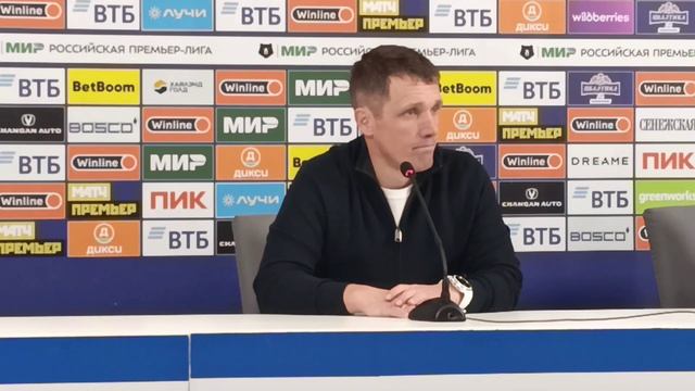 Post-match press conference of the head coach of Pari NN Viktor Goncharenko in Russian