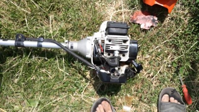 Регулировка карбюратора и катушки зажигания бензотриммера Patriot 555