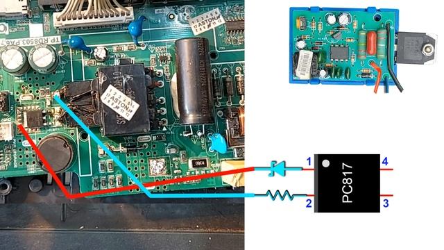 SONY LED-TV-Ремонт питания замена родной шим на универсальный блок питания KLY-MK-29C-или-MK-21C