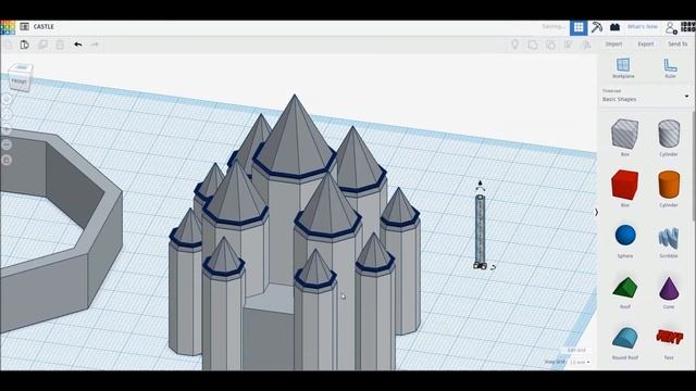 [1DAY_1CAD] CASTLE (Tinkercad know-how _ style _ education) [STL data download]
тинкеркад