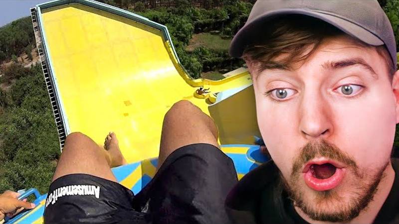 Безумные водные горки!