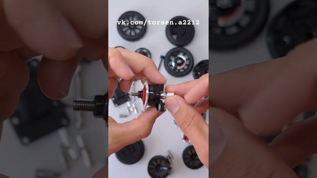 Лего ступицы на подшипнике с HEXом для RC колёс с металлическим тормозным диском #legotechnic #lego