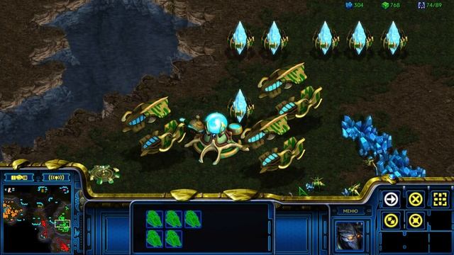 Битва против зергов в StarCraft Brood War
