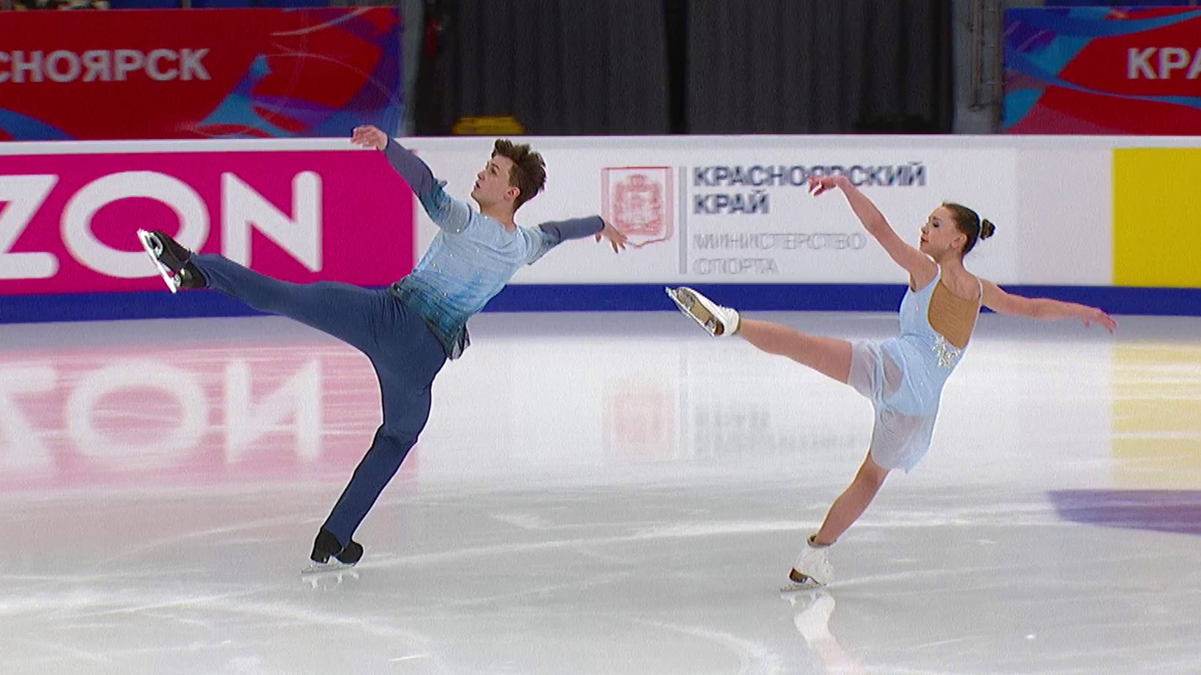 Ясмина Кадырова — Илья Миронов. Пары. Короткая программа. Красноярск. Гран-при России
