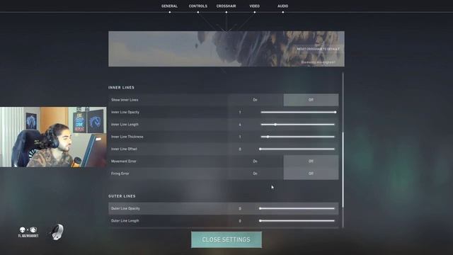 TL Scream - VALORANT Crosshair