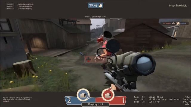 Mr.Shady Aimbot cheating in TF2