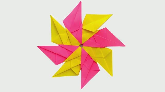 Как сделать звезду из бумаги. Поделки оригами
