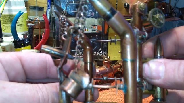Steampunk. Подстаканник Wold of tanks, бензиновая зажигалка танк MARK-2  видео.
