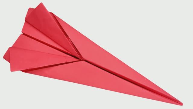 Как сделать бумажный самолет очень просто