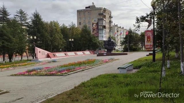 Конец лета в Магадане. Центр Магадана. Магадан в цветах 30 августа 2019